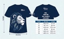 Playera Blueridge 2026 - guía de tallas